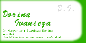 dorina ivanicza business card